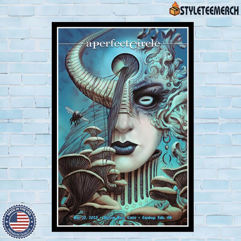 A Perfect Circle Blossom Music Center May 25 2025 Cuyahoga Falls, OH Show Poster 10 A Perfect Circle Blossom Music Center May 25 2025 Cuyahoga Falls, OH Show Poster