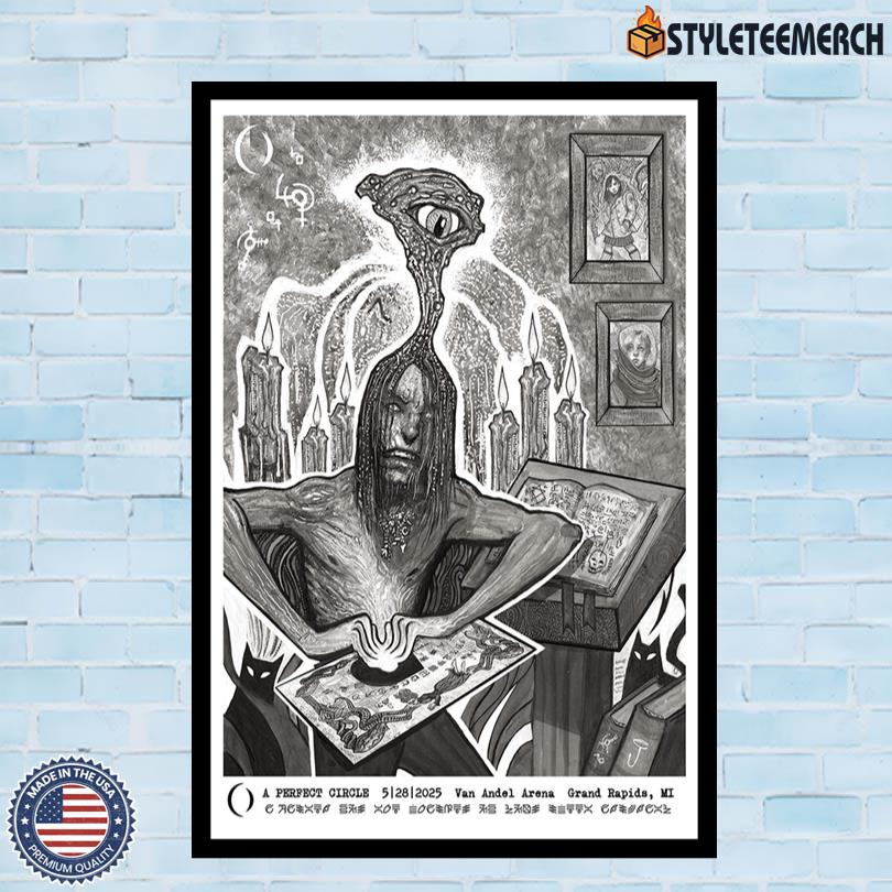 A Perfect Circle Grand Rapids, MI May 28 2025 Poster 10 A Perfect Circle Grand Rapids, MI May 28 2025 Poster