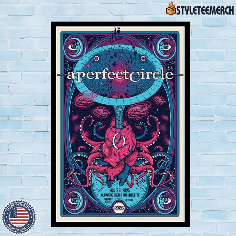 A Perfect Circle On May 29 2025 At Hollywood Casino Concert Poster 4 A Perfect Circle On May 29 2025 At Hollywood Casino Concert Poster