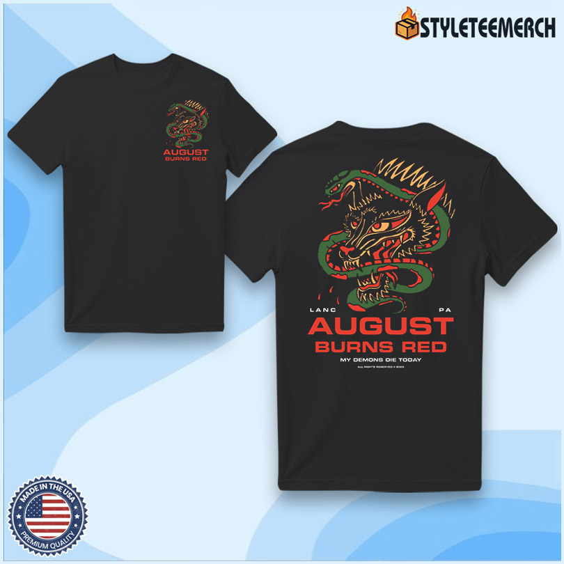 August Burns Red Snake Dragon Limited T-Shirt 4 August Burns Red Snake Dragon Limited T-Shirt