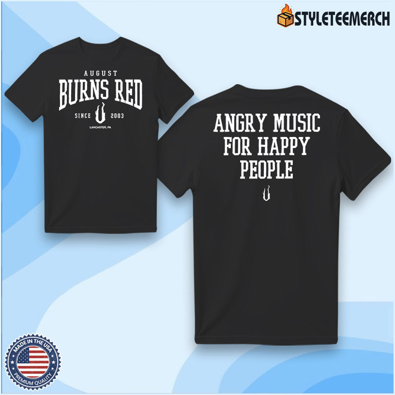 August Burns Red Varsity Puff Print Limited T-Shirt 4 August Burns Red Varsity Puff Print Limited T-Shirt