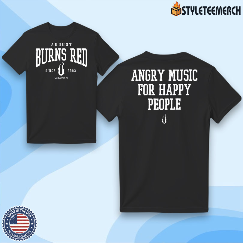 August Burns Red Varsity Puff Print New T-Shirt 4 August Burns Red Varsity Puff Print New T-Shirt