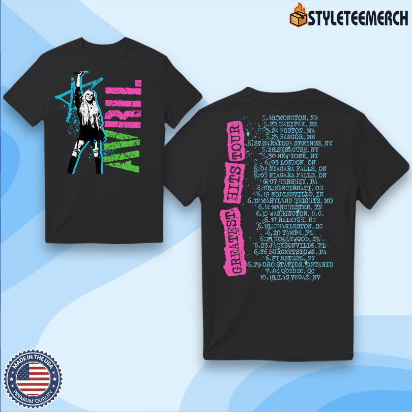 Avril Lavigne Greatest Hits Tour 2025 T-Shirt 4 Avril Lavigne Greatest Hits Tour 2025 T-Shirt