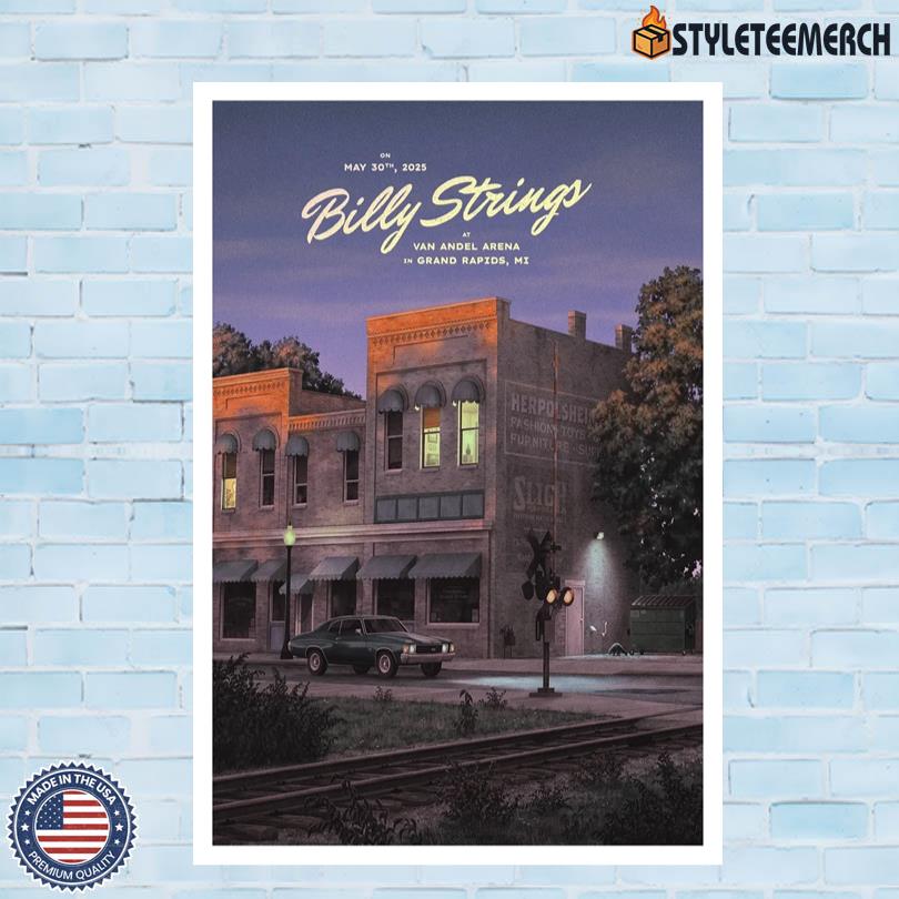 Billy Strings May 30 2025 Show Poster 4 Billy Strings May 30 2025 Show Poster