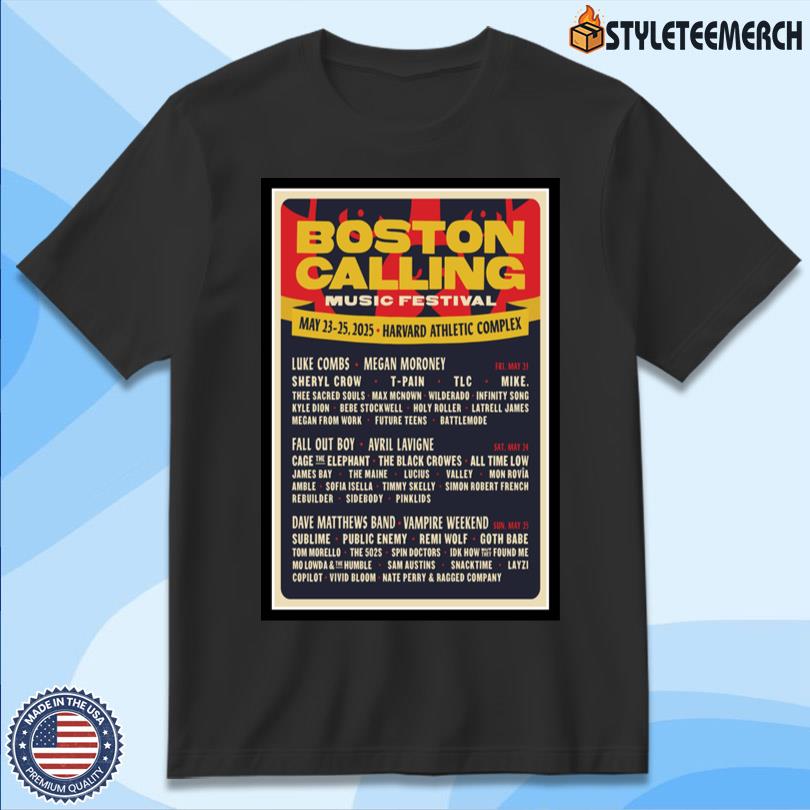 Boston Calling May 23-25 2025 Harvard Athletic Complex Poster 11 Boston Calling May 23-25 2025 Harvard Athletic Complex Poster