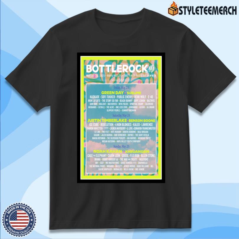 BottleRock Napa Valley May 23-25 2025 Poster 11 BottleRock Napa Valley May 23-25 2025 Poster