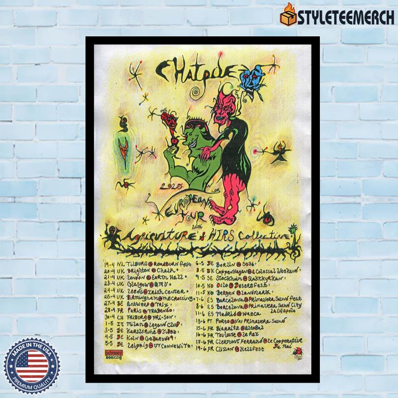 Chat Pile European Tour 2025 Poster 10 Chat Pile European Tour 2025 Poster