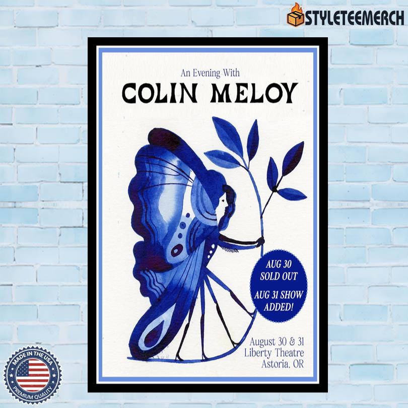 Colin Meloy August 30-31 2025 Liberty Theatre Astoria Concert Poster 10 Colin Meloy August 30-31 2025 Liberty Theatre Astoria Concert Poster