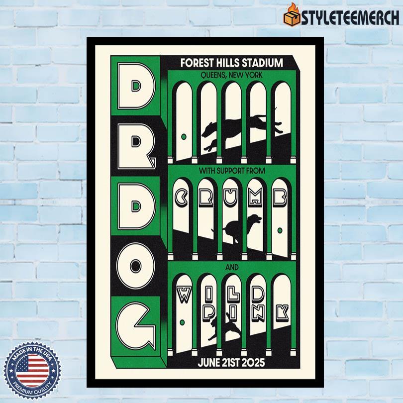 Dr. Dog At Forest Hills Stadium In Queens, NY On June 21 2025 Tour Poster 10 Dr. Dog At Forest Hills Stadium In Queens, NY On June 21 2025 Tour Poster