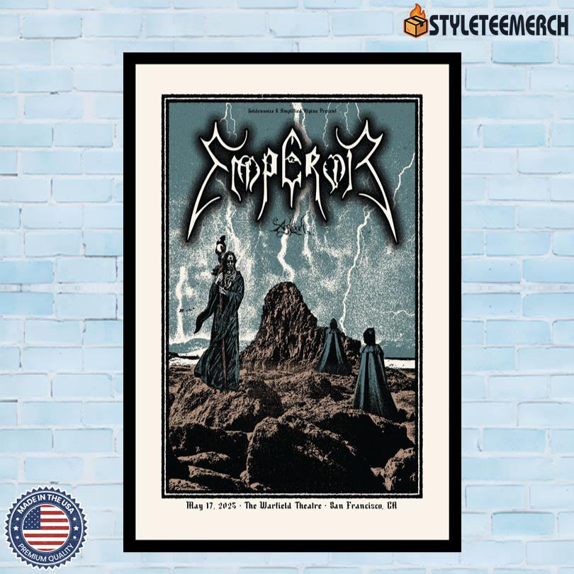 Emperor At The Warfield Theatre In San Francisco On May 17 2025 Tour Poster 10 Emperor At The Warfield Theatre In San Francisco On May 17 2025 Tour Poster