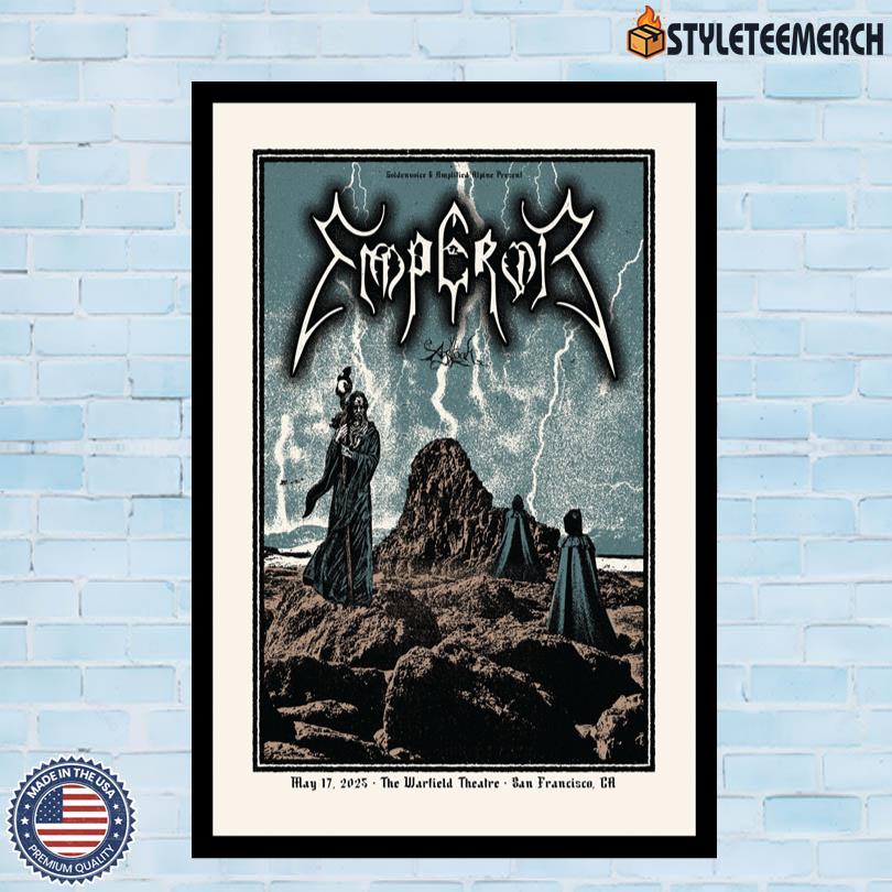 Emperor The Warfield Theatre May 17 2025 San Francisco Concert Poster 10 Emperor The Warfield Theatre May 17 2025 San Francisco Concert Poster