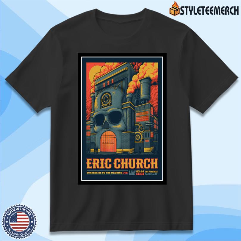 Eric Church The Pinnacle May 23-24 2025 Nashville Tour Poster 11 Eric Church The Pinnacle May 23-24 2025 Nashville Tour Poster