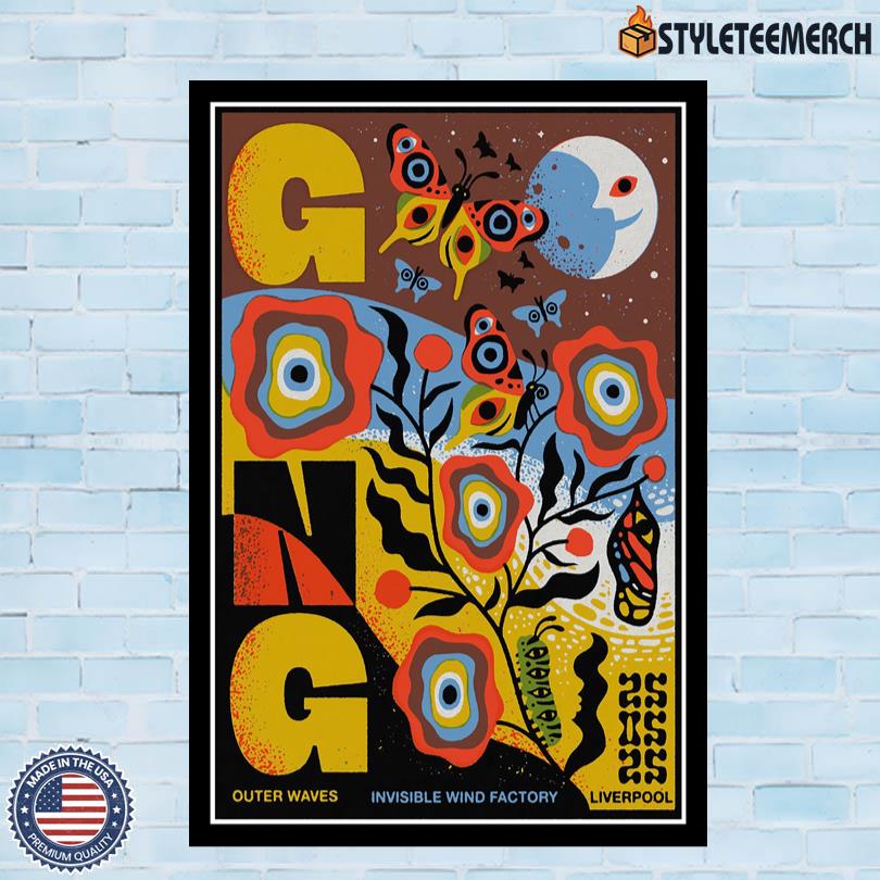 Gong Band Poster May 25 2025 Liverpool Show 10 Gong Band Poster May 25 2025 Liverpool Show