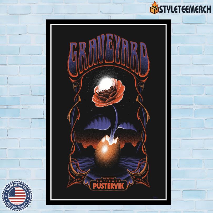 Graveyard 31 May 2025 Goteborg Pustervik Tour Poster 4 Graveyard 31 May 2025 Goteborg Pustervik Tour Poster