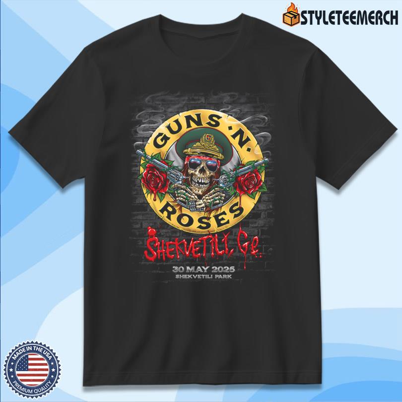 Guns N Roses Shekvetili Park 30 May 2025 Tour T-Shirt 4 Guns N Roses Shekvetili Park 30 May 2025 Tour T-Shirt