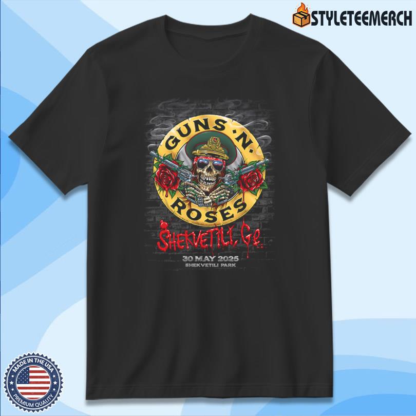 Guns N Roses Show Shekvetili, GE 05.30.2025 T-Shirt 4 Guns N Roses Show Shekvetili, GE 05.30.2025 T-Shirt