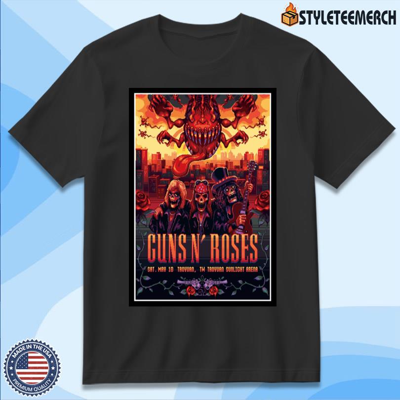 Guns N Roses Taoyuan Sunlight Arena Taiwan May 10 2025 Tour Poster 11 Guns N Roses Taoyuan Sunlight Arena Taiwan May 10 2025 Tour Poster