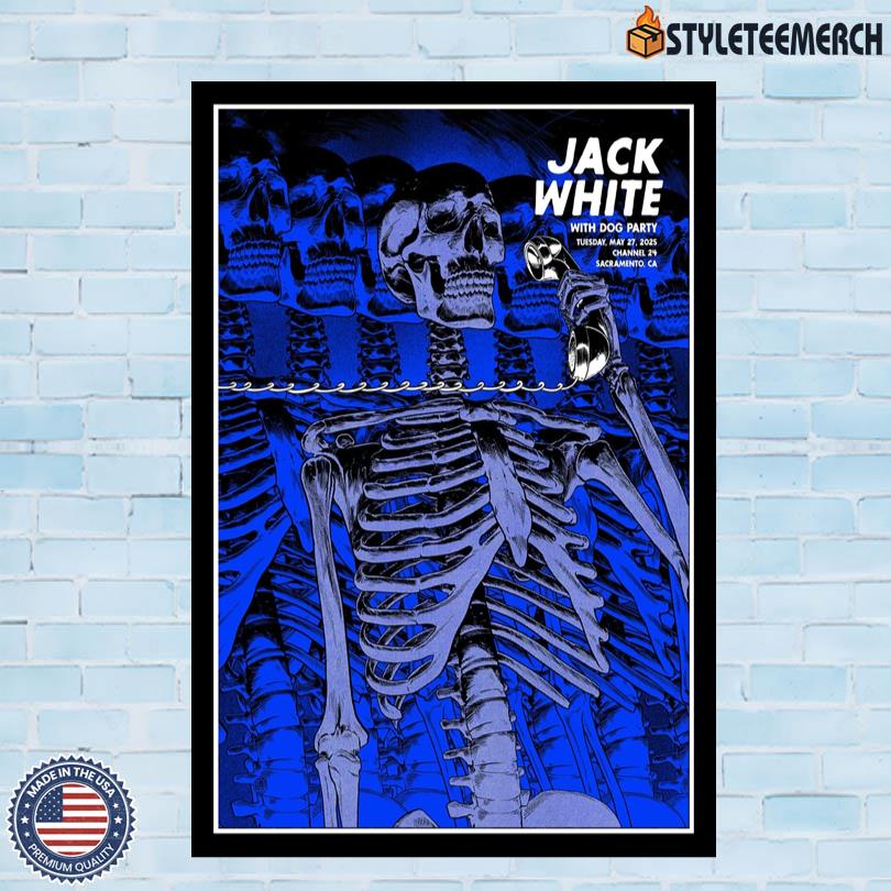 Jack White Channel 24 May 27 2025 Sacramento Show Poster 10 Jack White Channel 24 May 27 2025 Sacramento Show Poster