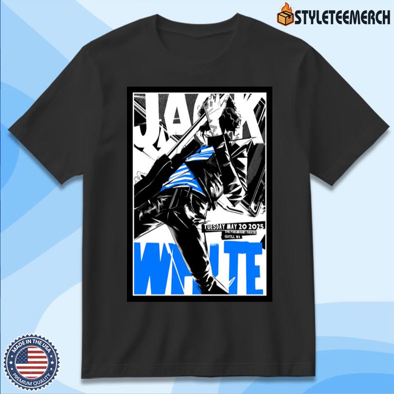 Jack White The Paramount Theatre May 20 2025 Seattle, WA Concert Poster 11 Jack White The Paramount Theatre May 20 2025 Seattle, WA Concert Poster