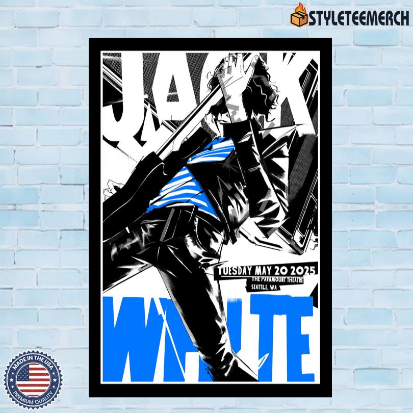 Jack White Tour 2025 Seattle, WA Poster 10 Jack White Tour 2025 Seattle, WA Poster
