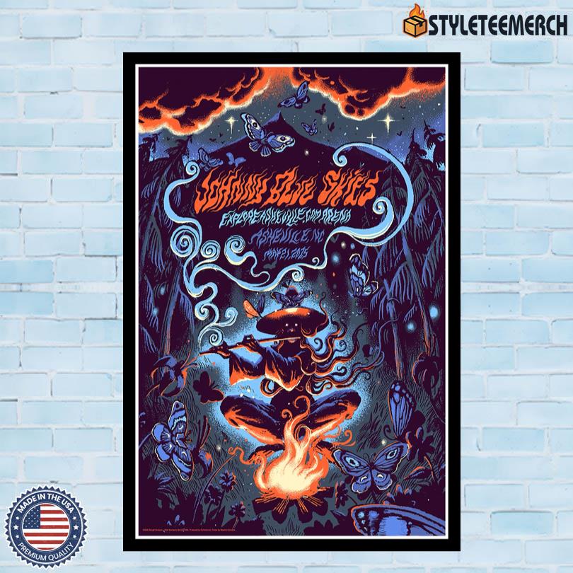 Johnny Blue Skies ExploreAsheville.com Arena Asheville, NC May 21 2025 Tour Poster 10 Johnny Blue Skies ExploreAsheville.com Arena Asheville, NC May 21 2025 Tour Poster