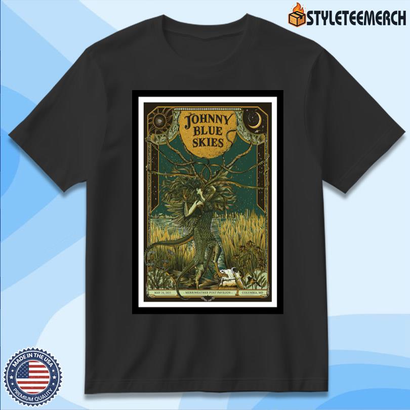 Johnny Blue Skies May 24 2025 Merriweather Post Pavilion Columbia, MD Tour Official Poster 11 Johnny Blue Skies May 24 2025 Merriweather Post Pavilion Columbia, MD Tour Official Poster