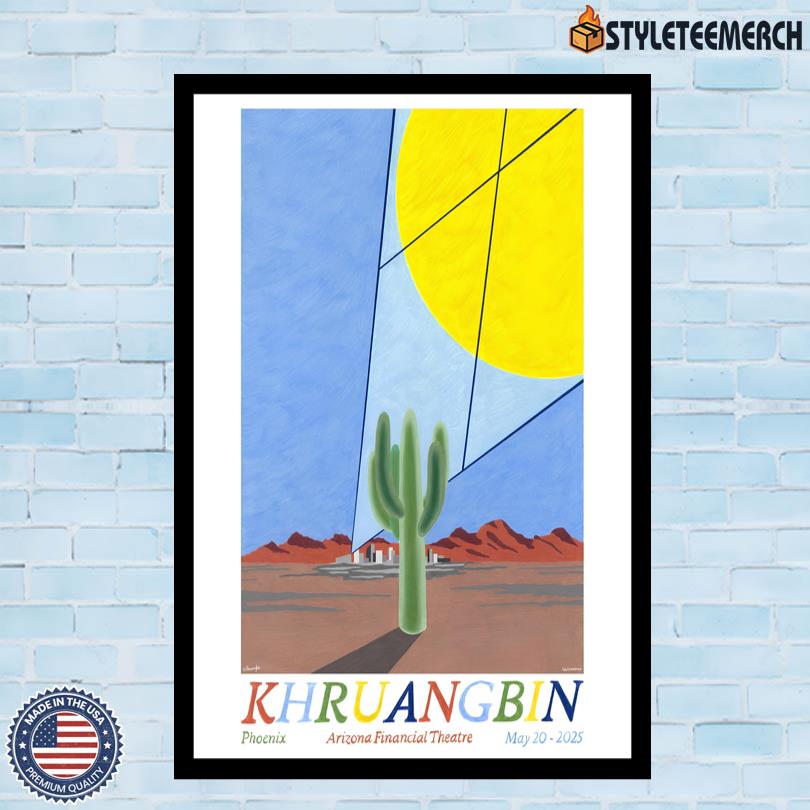 Khruangbin Financial Theatre May 20 2025 Phoenix, AZ Concert Poster 10 Khruangbin Financial Theatre May 20 2025 Phoenix, AZ Concert Poster
