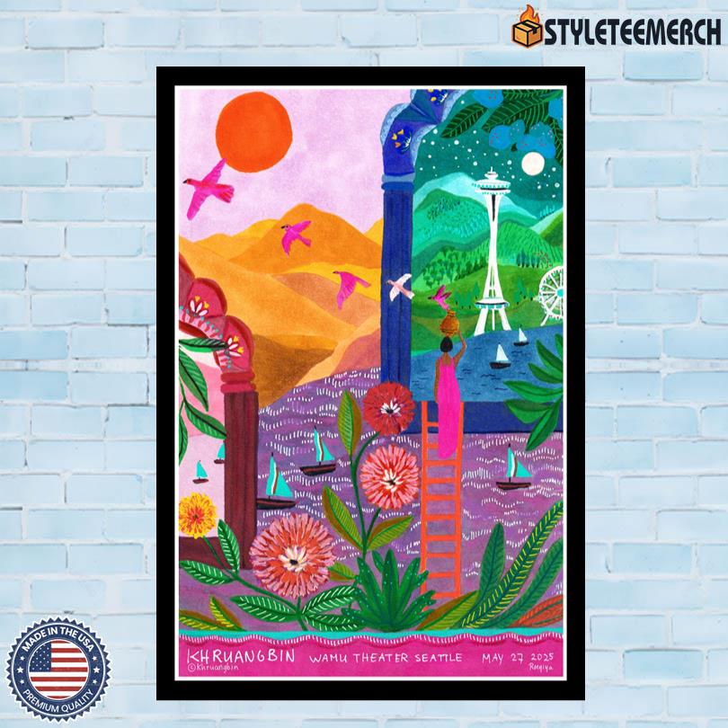 Khruangbin In Seattle, WA On May 27 2025 Poster 10 Khruangbin In Seattle, WA On May 27 2025 Poster