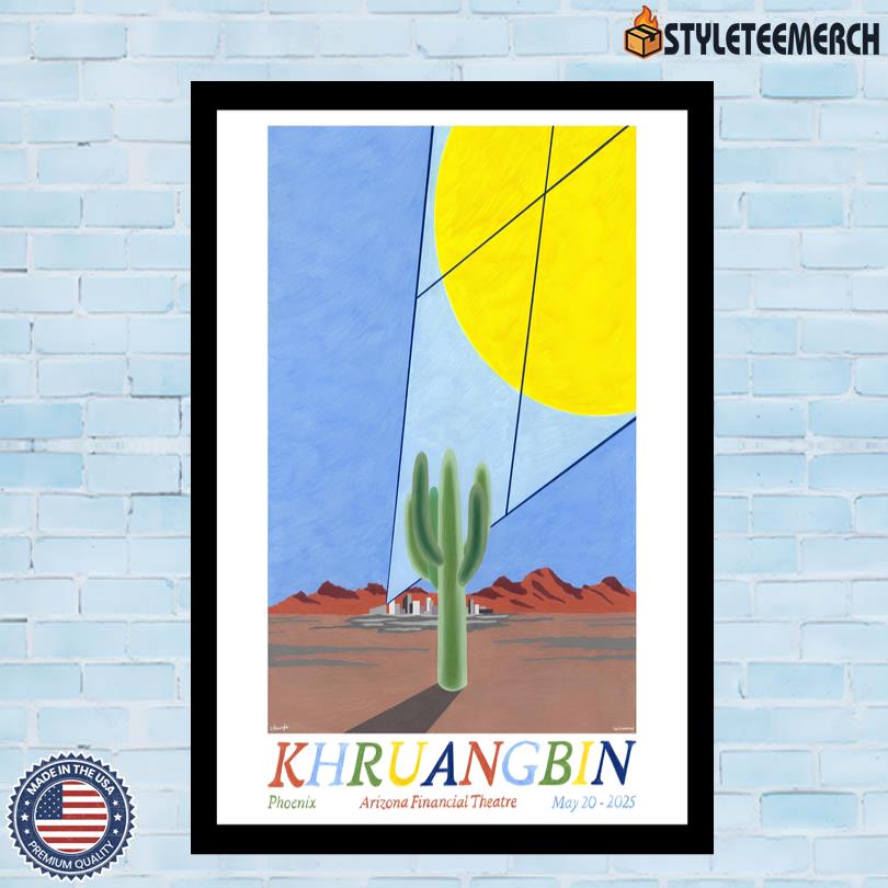 Khruangbin Tour 2025 Phoenix, AZ Poster 10 Khruangbin Tour 2025 Phoenix, AZ Poster