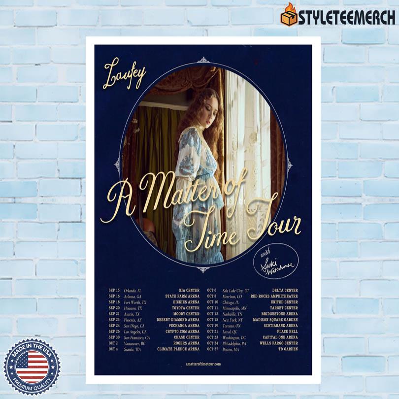 Laufey A Matter Of Time Tour 2025 Poster 4 Laufey A Matter Of Time Tour 2025 Poster
