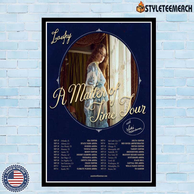 Laufey Poster A Matter Of Time Tour 2025 4 Laufey Poster A Matter Of Time Tour 2025