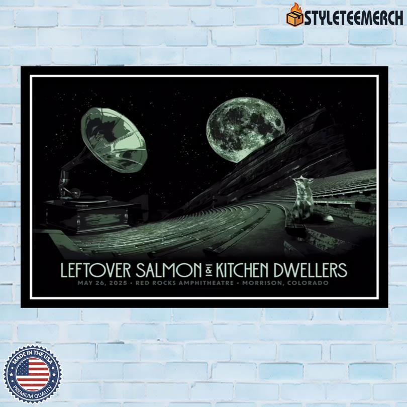 Leftover Salmon & Kitchen Dwellers On May 26 2025 In Morrison, CO Show Poster 10 Leftover Salmon & Kitchen Dwellers On May 26 2025 In Morrison, CO Show Poster