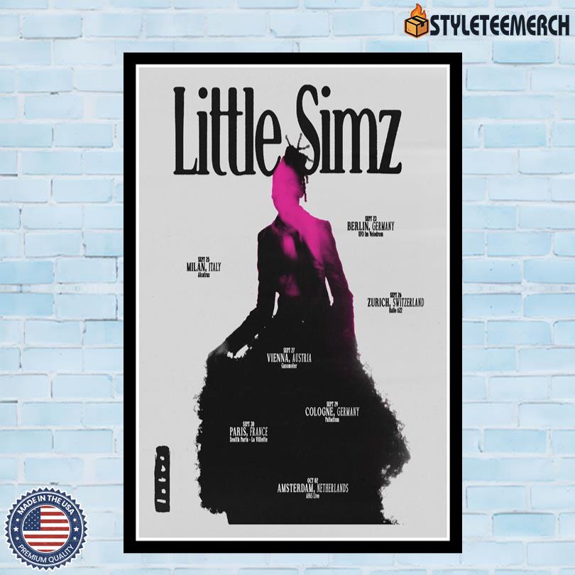 Little Simz Europe Tour 2025 Poster
