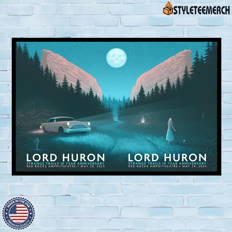 Lord Huron Tour 28-29 2025 Morrison, CO Poster 3 Lord Huron Tour 28-29 2025 Morrison, CO Poster