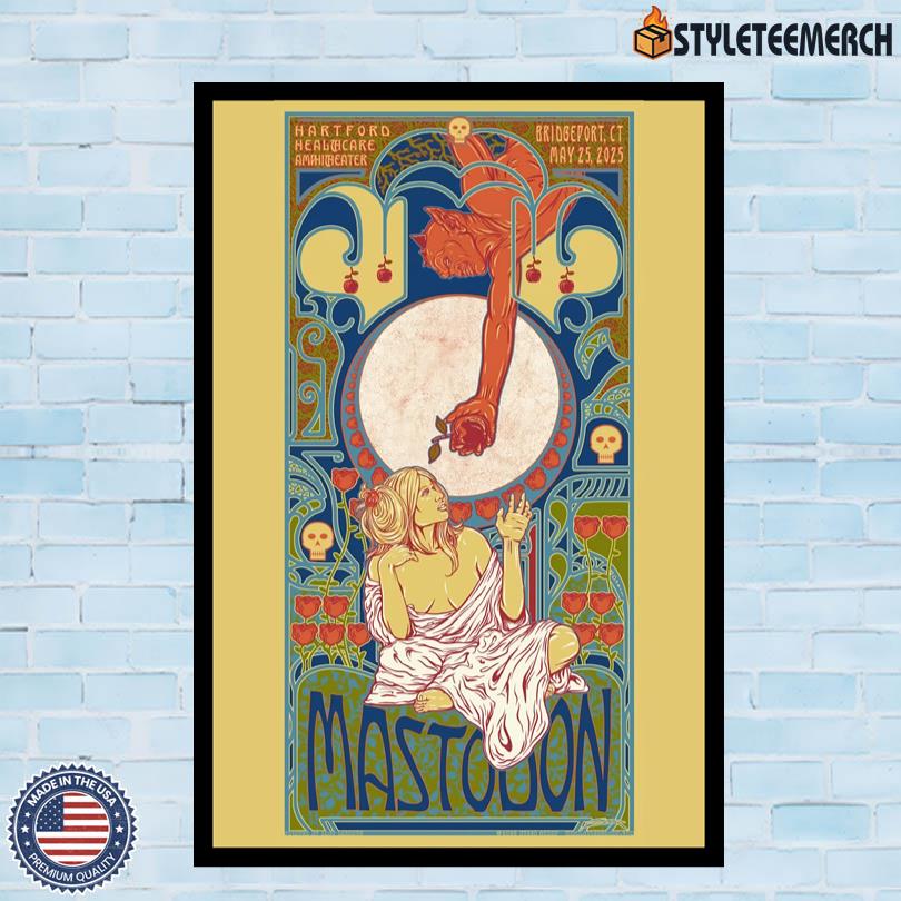 Mastodon Bridgeport, CT Concert Poster 10 Mastodon Bridgeport, CT Concert Poster