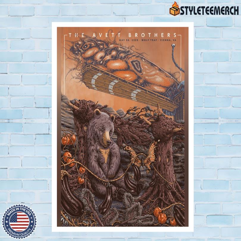 May 30 2025 The Avett Brothers Vienna, VA Poster Limited 4 May 30 2025 The Avett Brothers Vienna, VA Poster Limited
