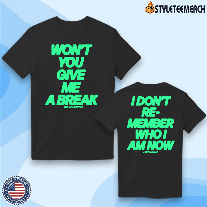 Michael Clifford Give Me A Break Glow In The Dark New Shirt 4 Michael Clifford Give Me A Break Glow In The Dark New Shirt