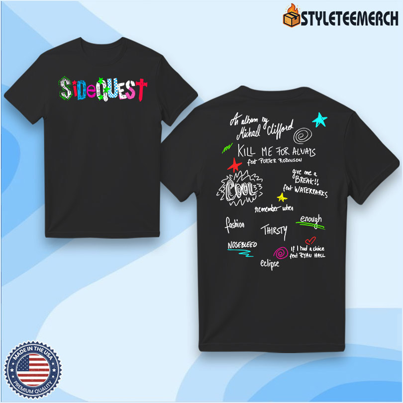 Michael Clifford SIDEQUEST 2025 Shirt 4 Michael Clifford SIDEQUEST 2025 Shirt
