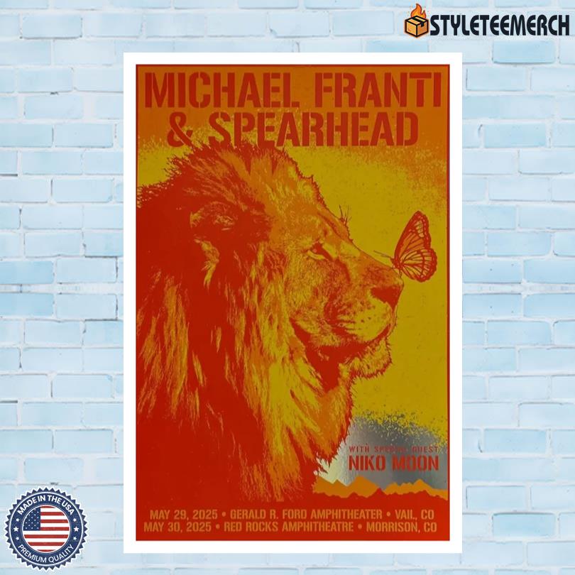 Michael Franti & Spearhead May 29-30 2025 Shows Poster 4 Michael Franti & Spearhead May 29-30 2025 Shows Poster