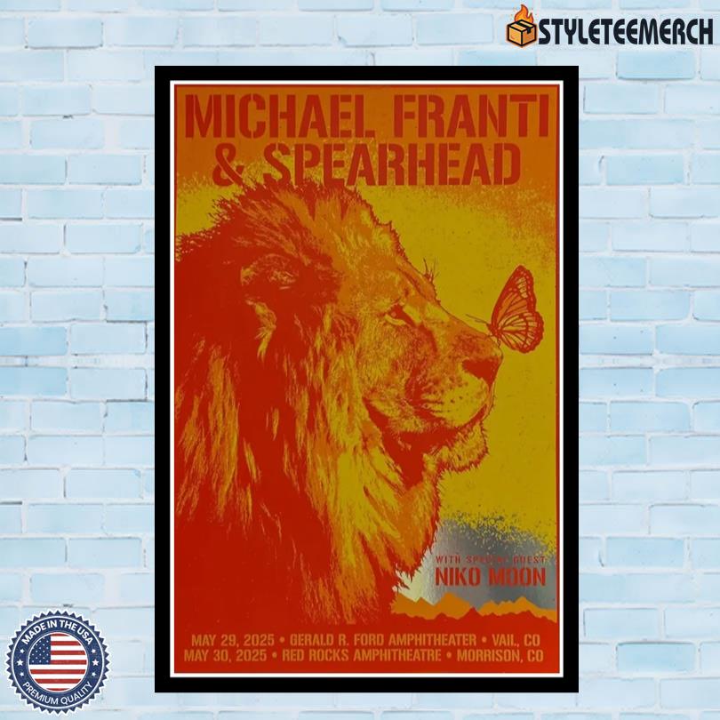 Michael Franti & Spearhead May 29-30 Colorado 2025 Poster