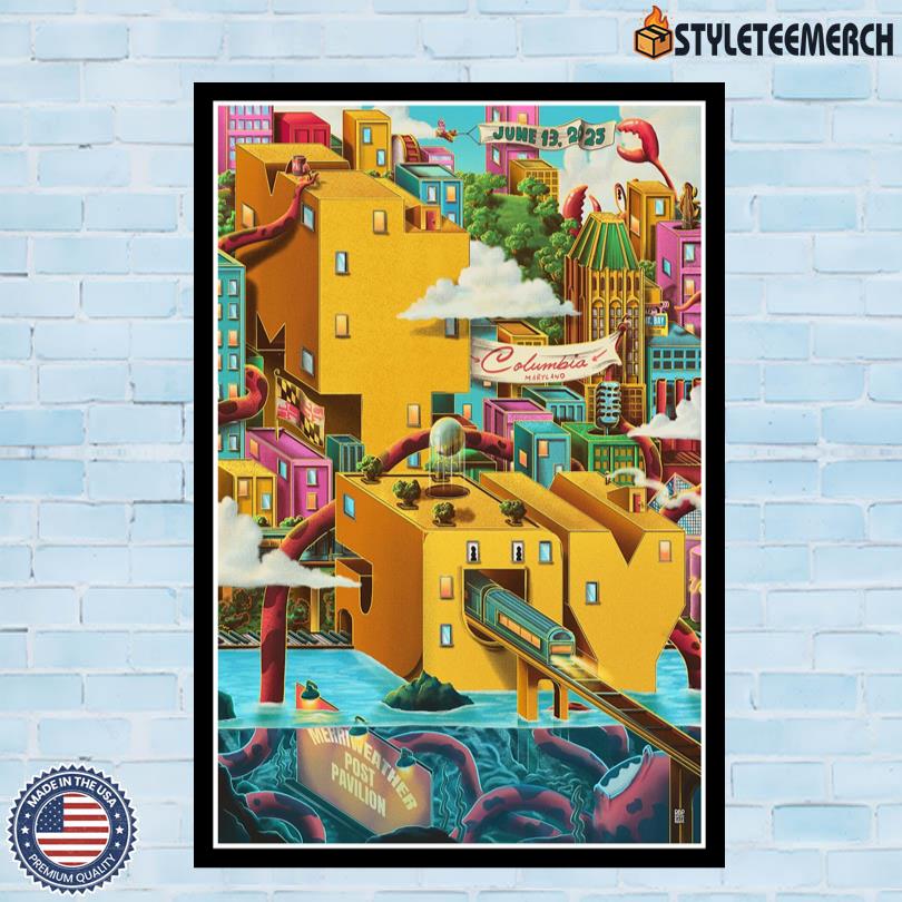 Mt.Joy Merriweather Post Pavilion June 13 2025 Concert Columbia Poster 10 Mt.Joy Merriweather Post Pavilion June 13 2025 Concert Columbia Poster