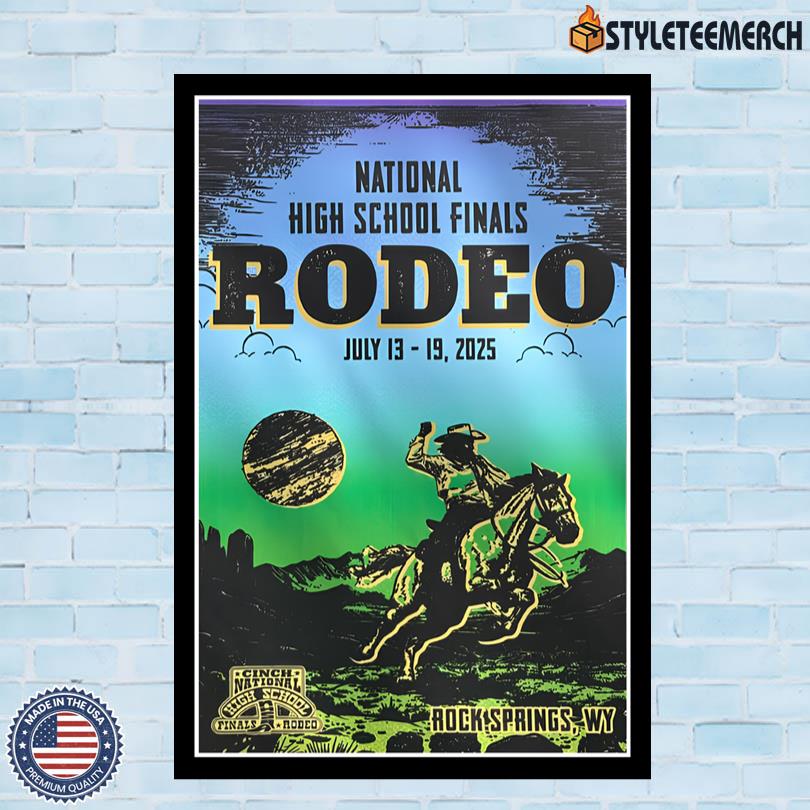 National Junior High Finals Rodeo July 13-19 2025 Poster 10 National Junior High Finals Rodeo July 13-19 2025 Poster
