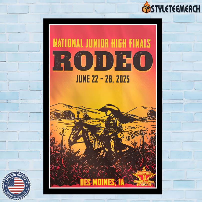 National Junior High Finals Rodeo June 22-28 2025 Poster 10 National Junior High Finals Rodeo June 22-28 2025 Poster