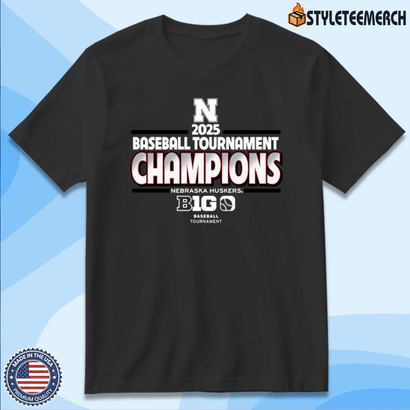 Nebraska Huskers 2025 Big Ten Champions Shirt 12 Nebraska Huskers 2025 Big Ten Champions Shirt