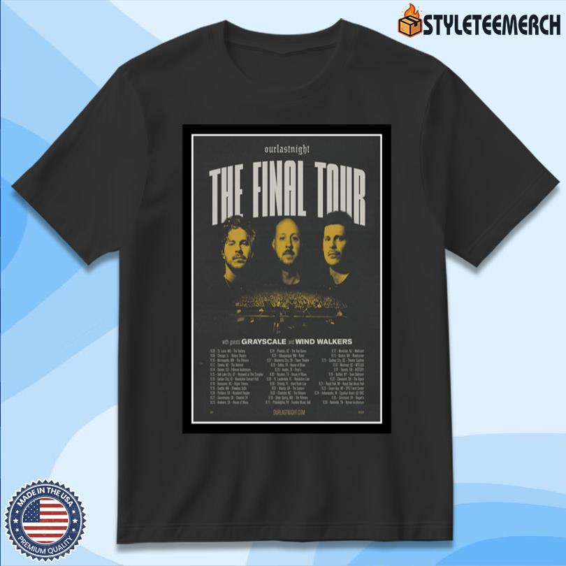 Official Our Last Night The Final Tour 2025 Poster 11 Official Our Last Night The Final Tour 2025 Poster