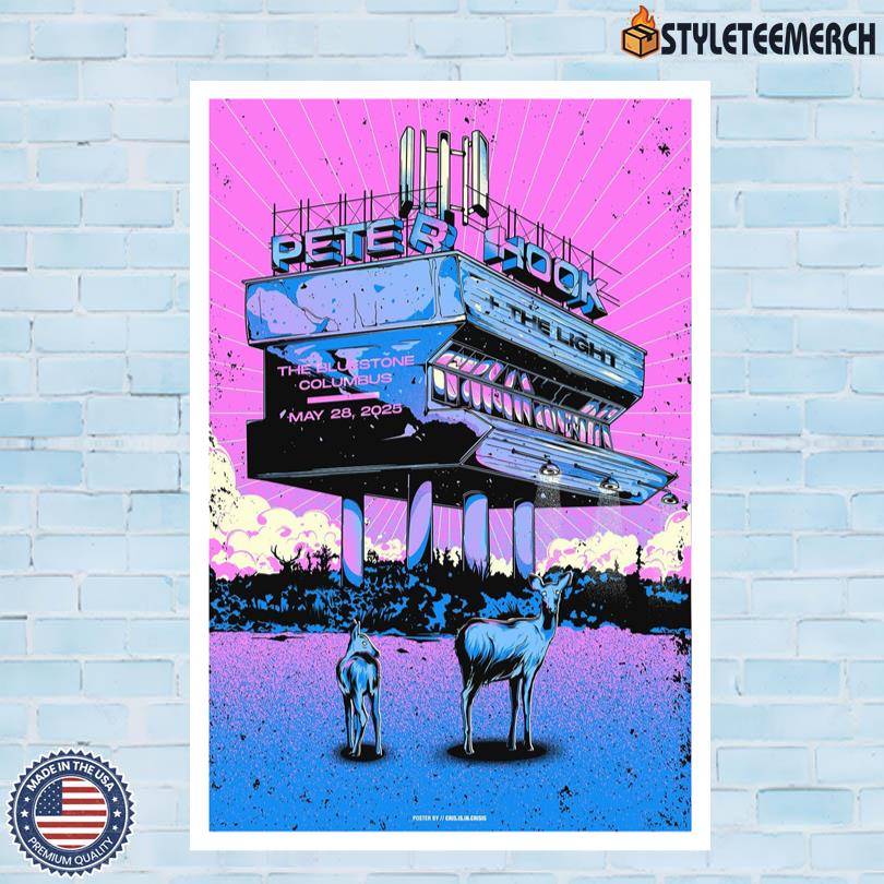 Peter Hook The Bluestone Columbus Poster 2025 10 Peter Hook The Bluestone Columbus Poster 2025