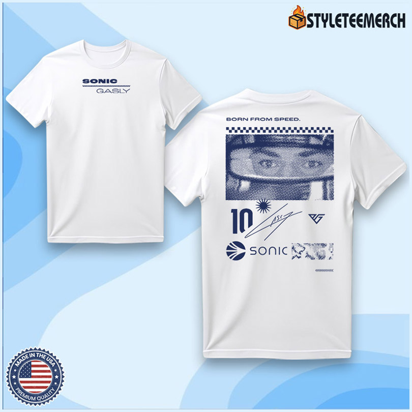 Pierre Gasly x Sonic Labs Shirt Born From Speed 4 Pierre Gasly x Sonic Labs Shirt Born From Speed