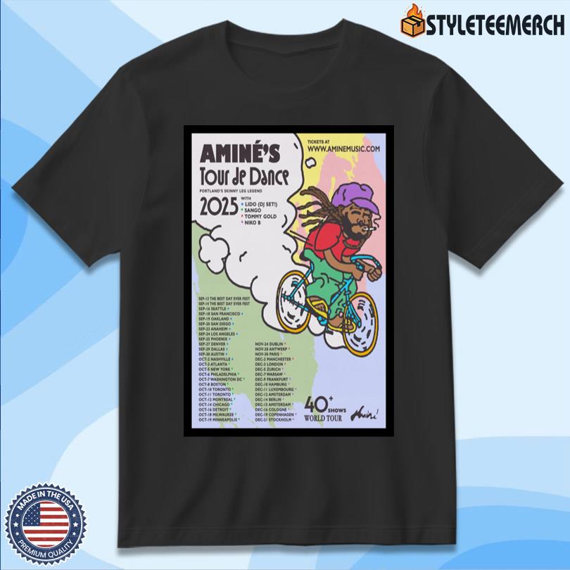 Poster Amine World Tour 2025 11 Poster Amine World Tour 2025