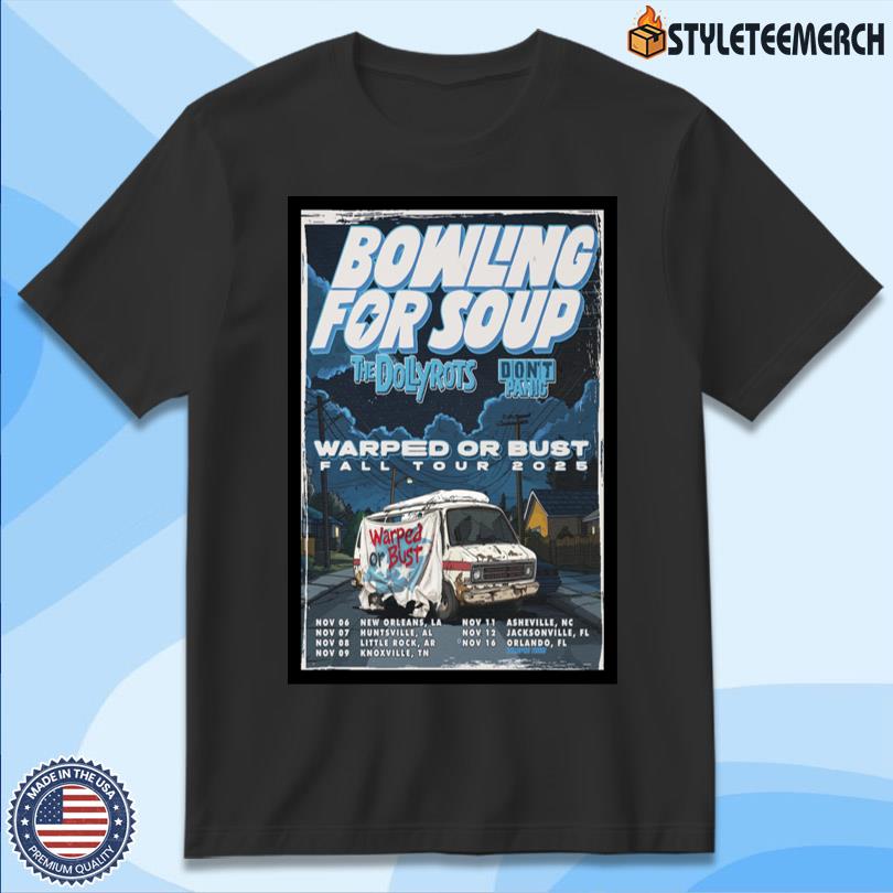 Poster Bowling For Soup Warped Or Bust Fall Tour 2025 11 Poster Bowling For Soup Warped Or Bust Fall Tour 2025