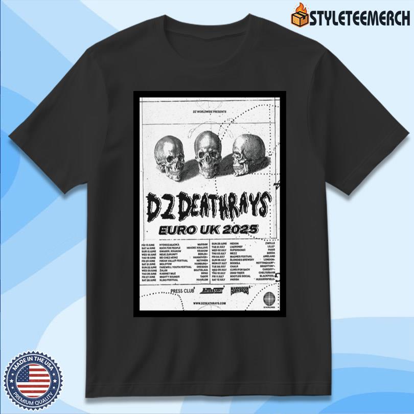 Poster DZ Deathrays Euro UK Tour 2025 11 Poster DZ Deathrays Euro UK Tour 2025